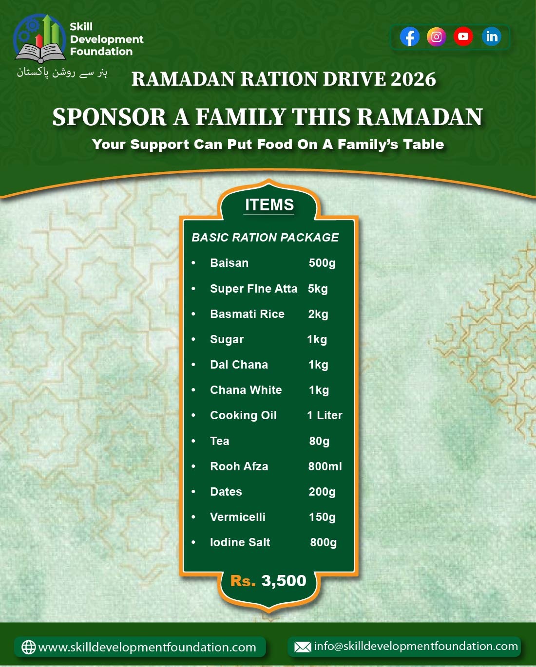 Ramadan Ration Drive 2026