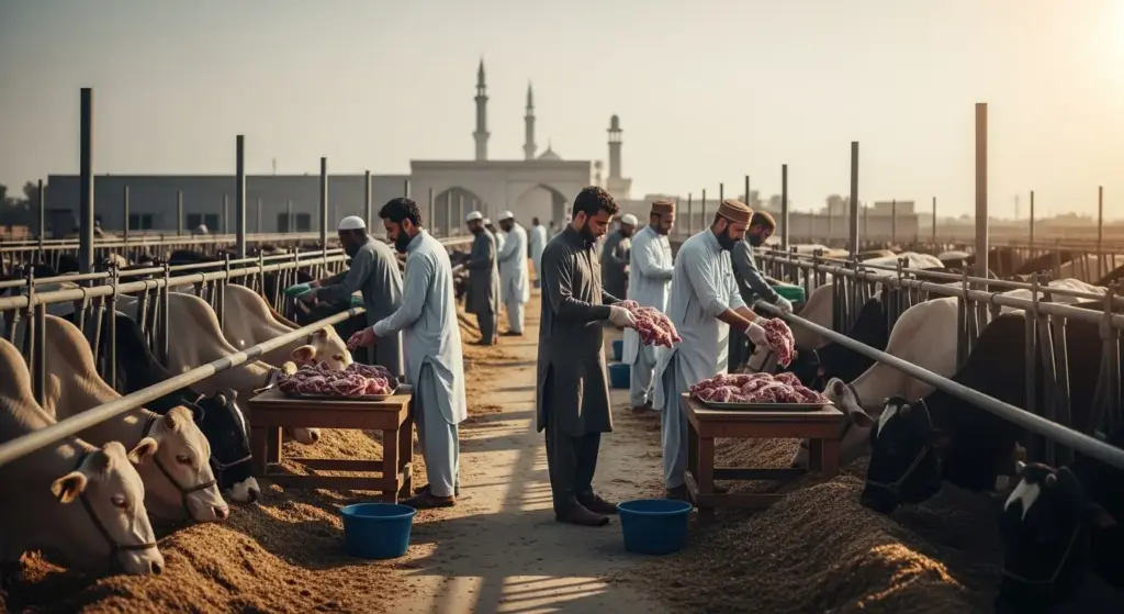 Cow Qurbani Process Of Skill Development Foundation